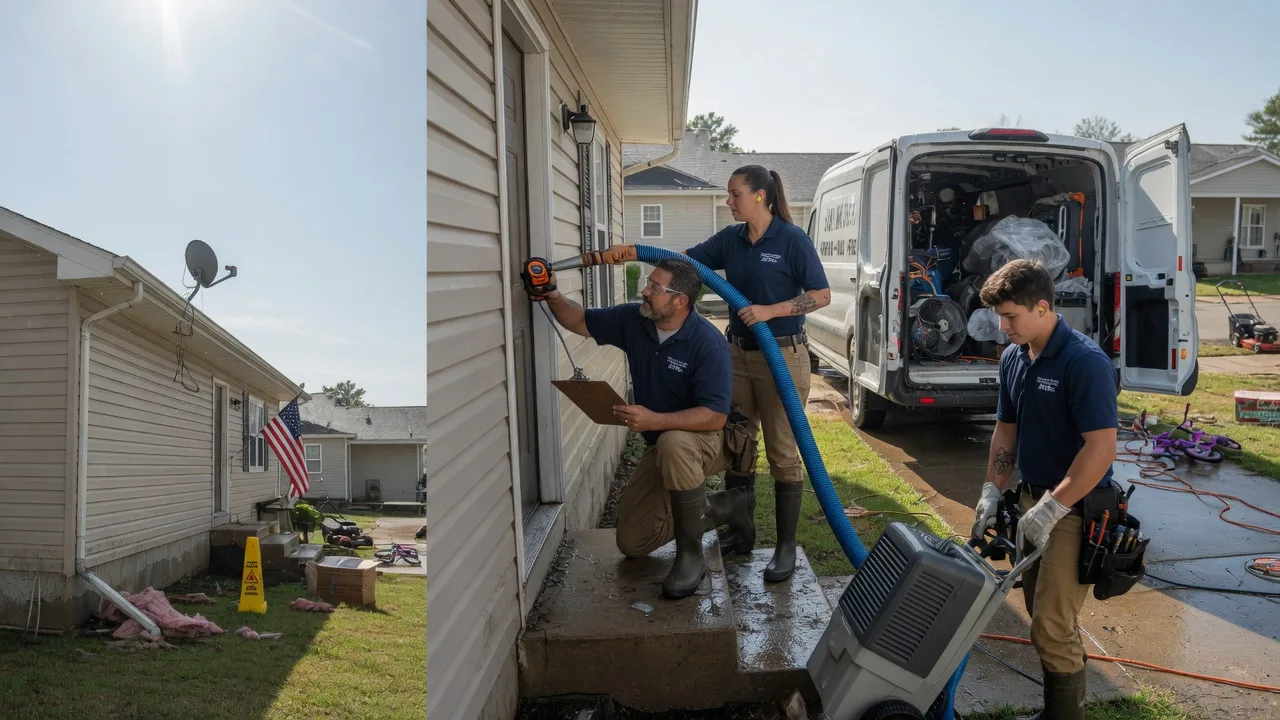 Ceiling Water Damage Restoration in Springdale, AR near me
